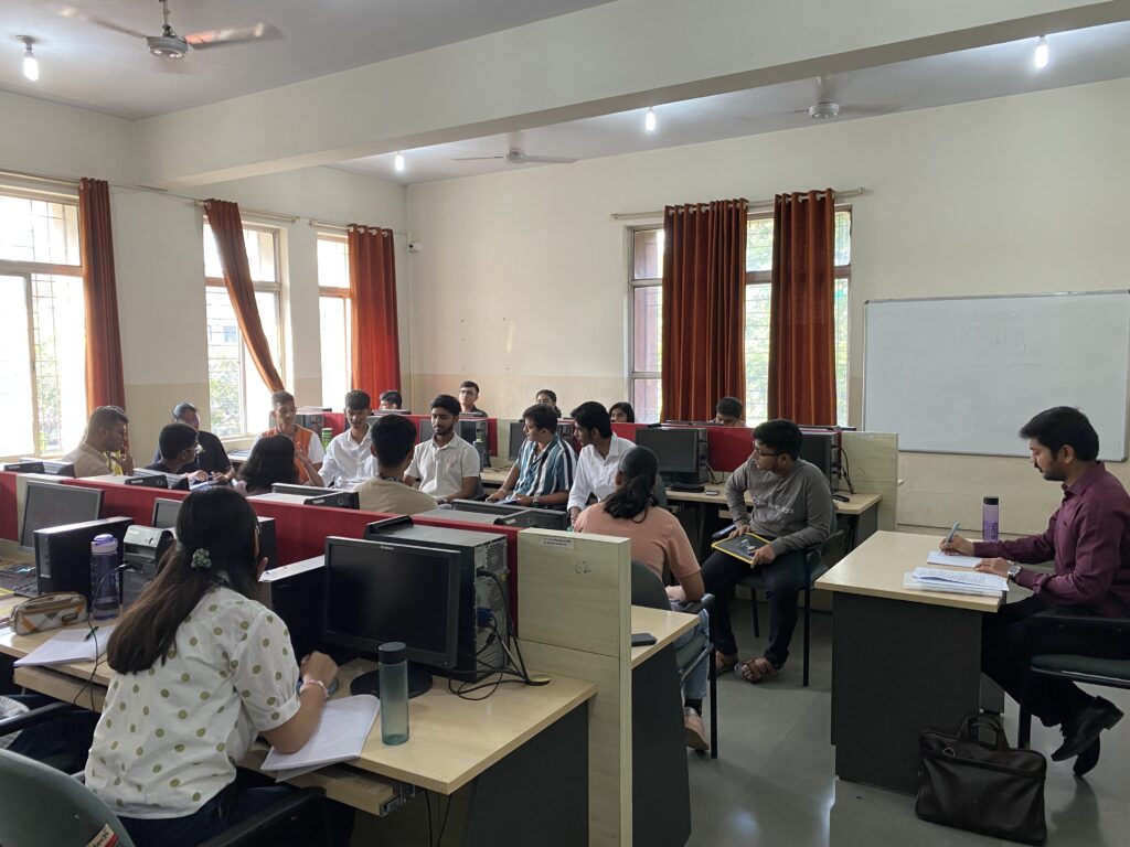 Group Discussions Training at a college by KATEC Pune