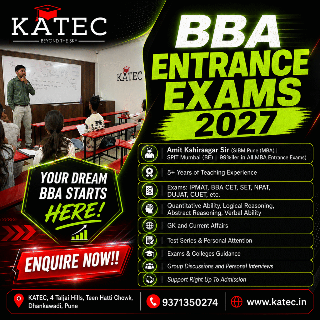 BBA Entrance Exams 2027 Preparation at KATEC