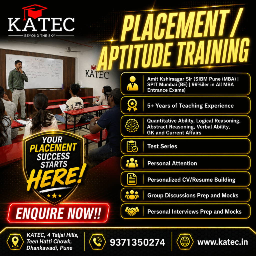 Placement and Aptitude Training at KATEC Pune