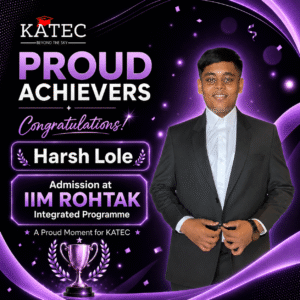 Best Result for IPMAT by KATEC Pune Harsh Lole IIM Rohtak Admission