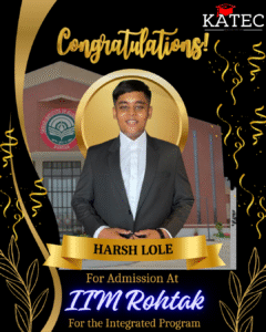 Harsh Lole IIM Rohtak Convert KATEC Pune