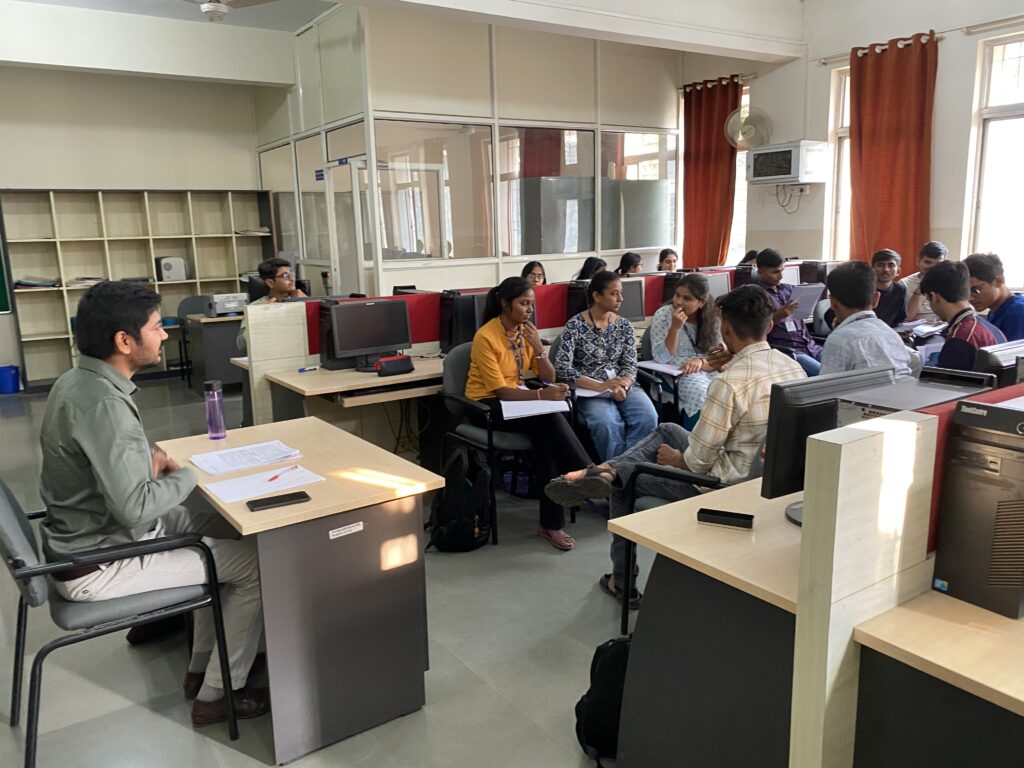 Group Discussions Training at a college by KATEC Pune