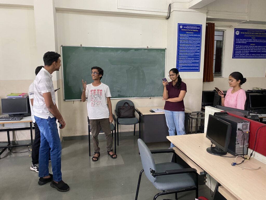 Group Exercises Training at College by KATEC Pune
