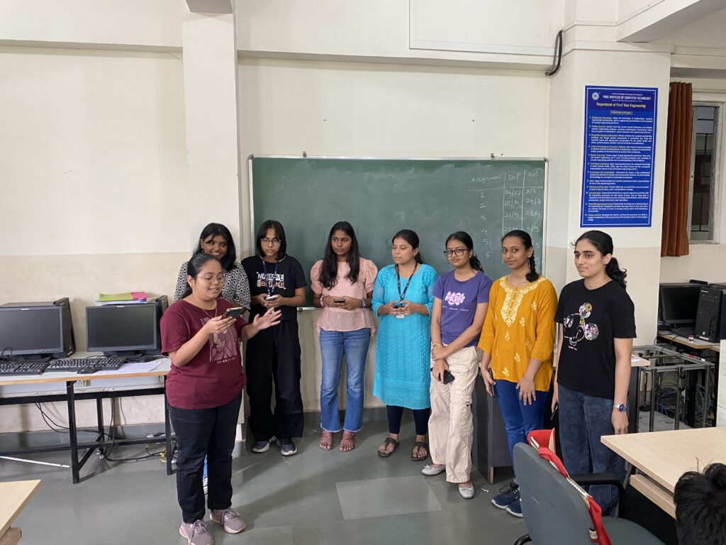 Group Exercises Training at College by KATEC Pune