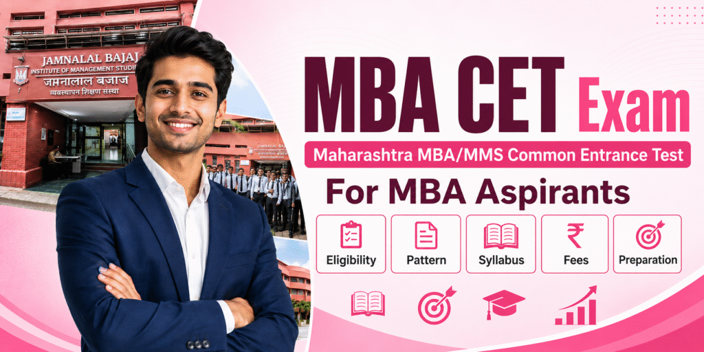 MBA CET exam eligibility pattern syllabus fees and preparation guide for MBA aspirants