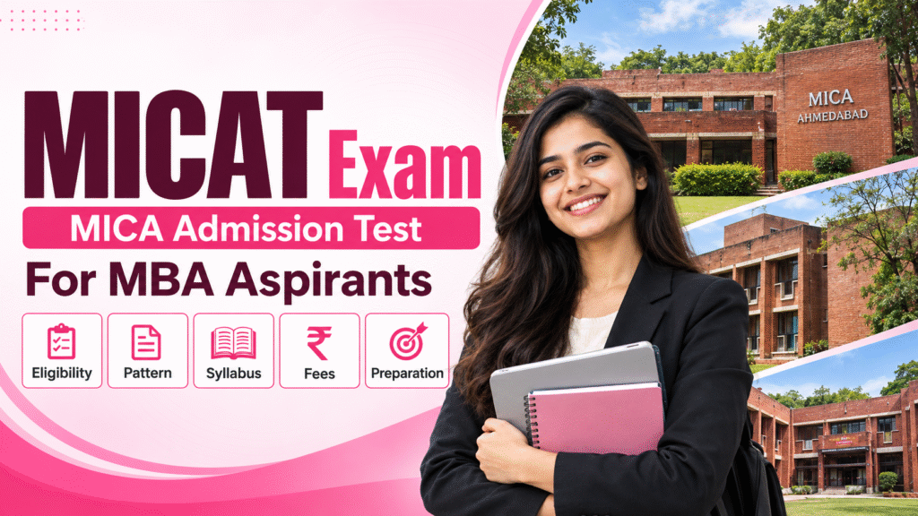 MICAT exam eligibility pattern syllabus fees and preparation guide for MBA aspirants targeting MICA Ahmedabad